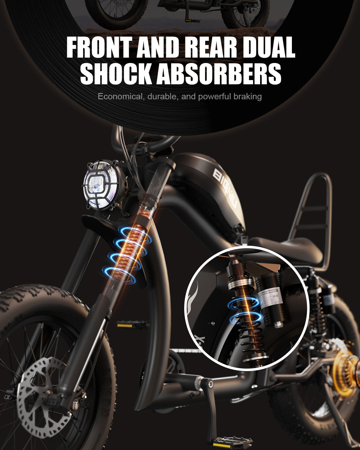 BIGNIU BG-X Pro Chopper Electric Bike