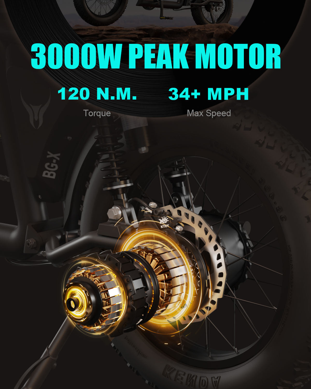 BIGNIU BG-X Pro Chopper Electric Bike