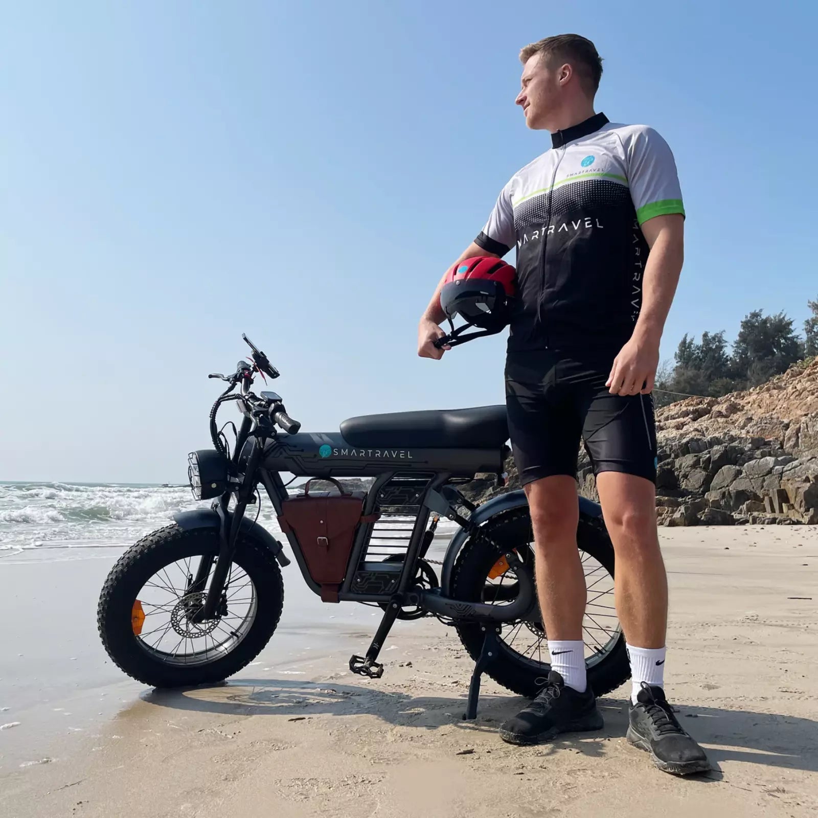 Smartravel Rocket ST201F 1500W Retro Motorcycle Style Off-Road Electric Bike Fat Tire