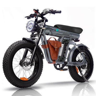 Smartravel Rocket ST201F 1500W Retro Motorcycle Style Off-Road Electric Bike Fat Tire
