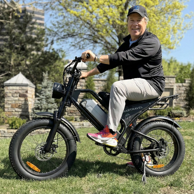 Smartravel Explorer DK400 1000W Moped Style Offroad Electric Bike Fat Tire