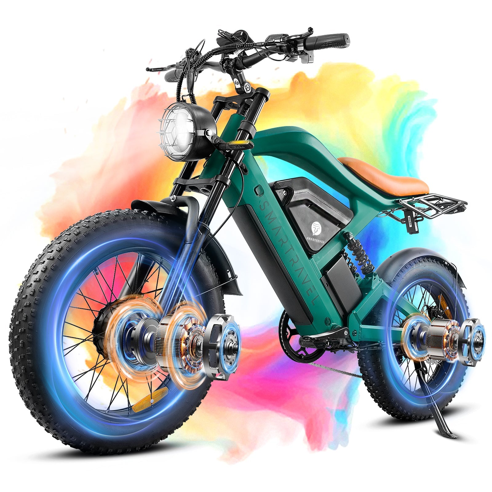 Smartravel Raptor ST202 Pro Dual Motor and Battery Electric Bike