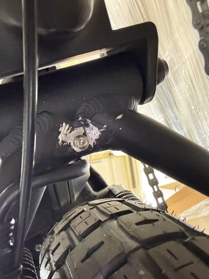 [Official Certification — Stripped Screw Holes on Front and Rear Mudguards] BG-X Black Electric Bicycle