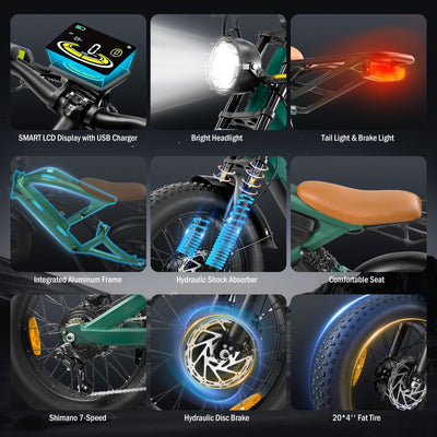 Smartravel Raptor ST202 Pro Dual Motor and Battery Electric Bike