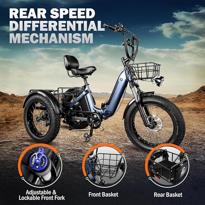 Smartravel Hauler ST301 Dual Battery Cargo Electric Tricycle