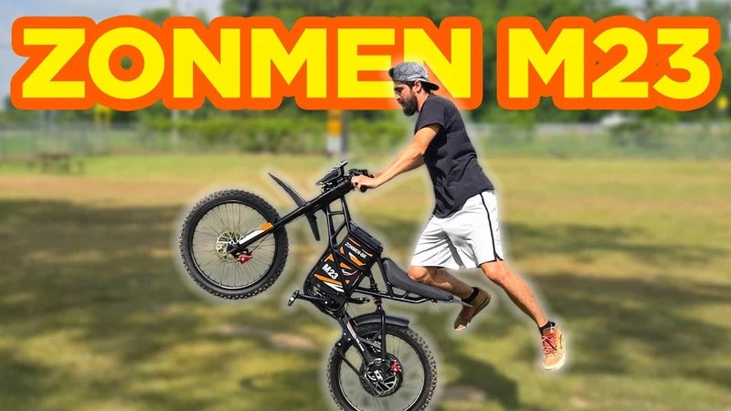 Riding the ZonMen M23: 50+ MPH Off-Road Electric Dirt Bike!