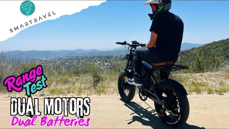 Smartravel Raptor ST202 Pro Range Test  3000w, Dual Motors, Dual Batteries, 35+mph
