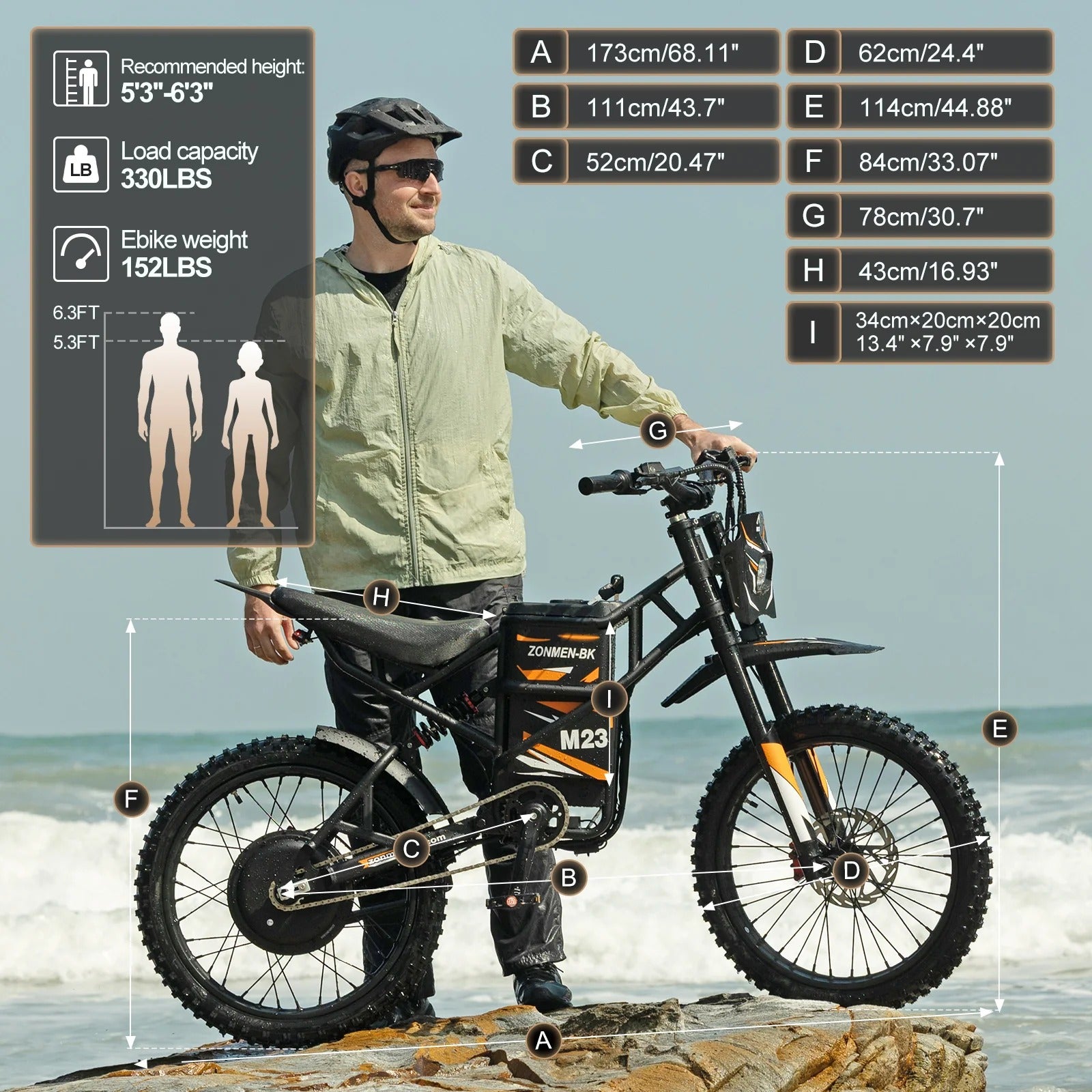 Smartravel M23 6500W Electric Dirt Bike